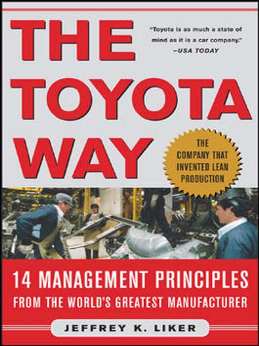 Title details for The Toyota Way by Jeffrey K. Liker - Wait list
